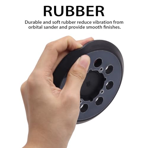 SHUTTLE GENIUS 3 Pack Replacement Sander Pads for Dewalt Sander, 5" 8 Hole Hook and Loop Orbital Sander Pad for DeWalt DWE64233 & N329079 Compatible with DWE6423/6423K, DWE6421/6421K, DWE6421-B2,DCW210B - Image 5