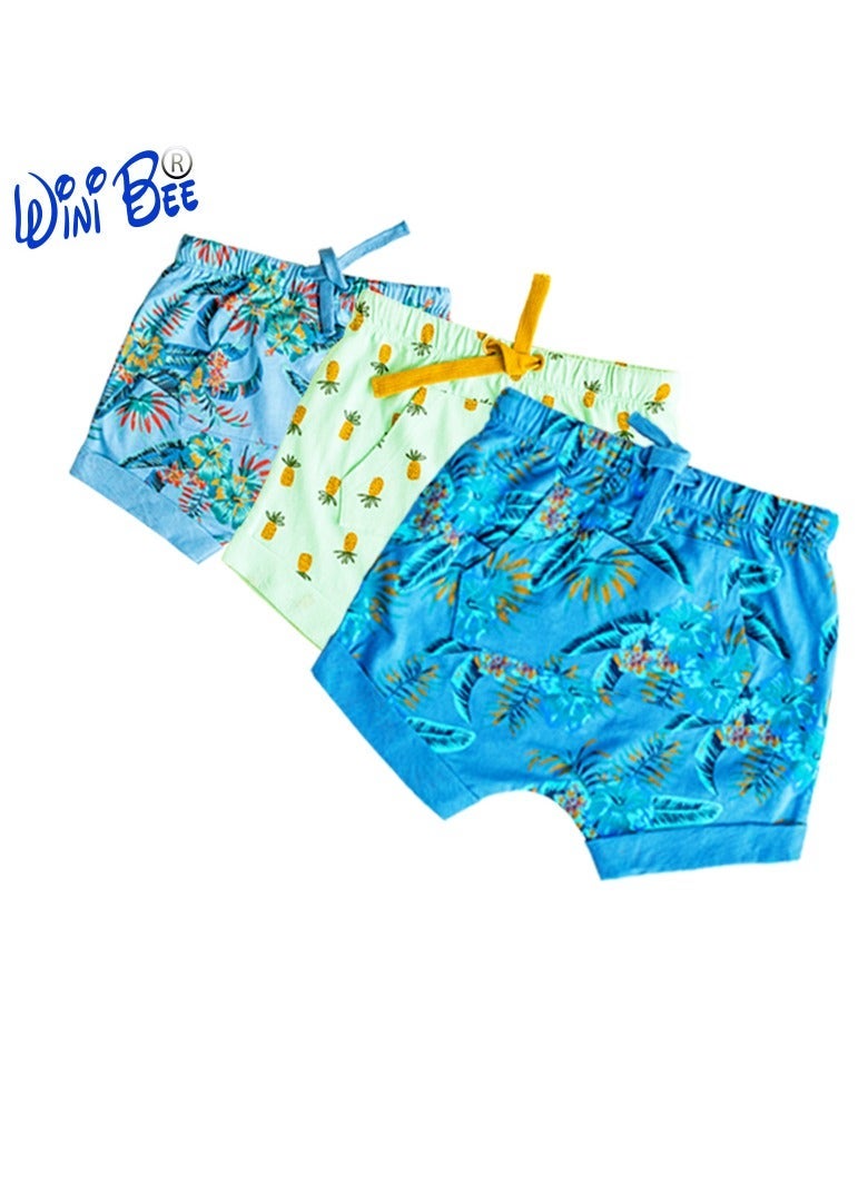 ويني بي شورتات أولاد | سروال قطني للتدريب، بلومرز مريح لحديثي الولادة حتى 24 شهراً - Image 3