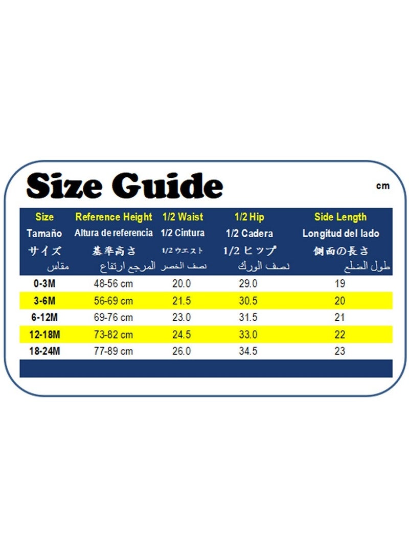 ويني بي شورتات أولاد | سروال قطني للتدريب، بلومرز مريح لحديثي الولادة حتى 24 شهراً - Image 5