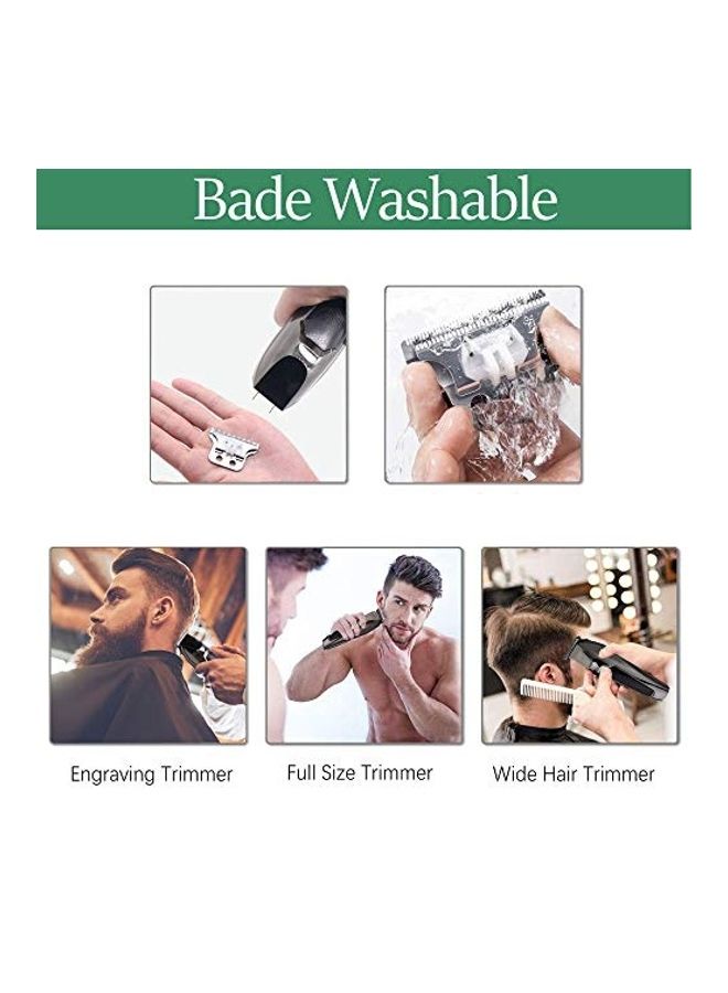 Loquat Professional Rechargeable Electric Hair Trimmer Set For Men Black - Image 5