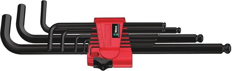 Wera WER073596 Hex Plus Ball End Hexagon Key Set - 9 Piece Metric Set - Image 1