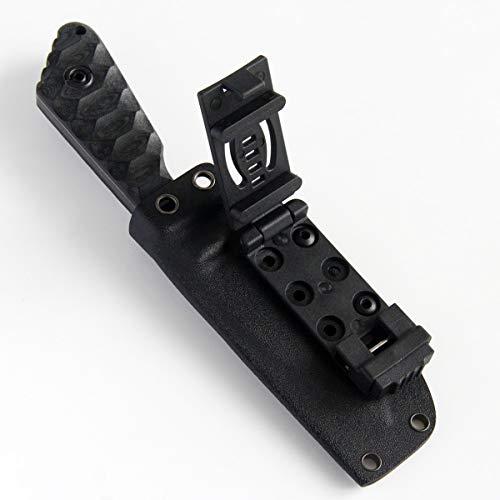 YCYU 2-Pack Knife Clip Holster Tactical Belt Buckle Kydex Universal Utility EDC Clip Camping Mag Pouches Sheath Tool - Image 5