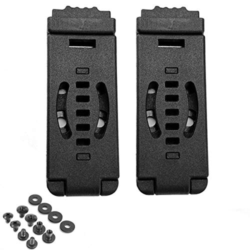 YCYU 2-Pack Knife Clip Holster Tactical Belt Buckle Kydex Universal Utility EDC Clip Camping Mag Pouches Sheath Tool - Image 1