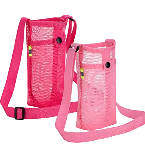 Tainehs Water Bottle Holder With Adjustable Shoulder Strap - Beach Bottle Bag, Sling, Dog Bottle Sleeve for Sports, Gym, Hiking, Camping, Walking, Travel Essentials - Image 1