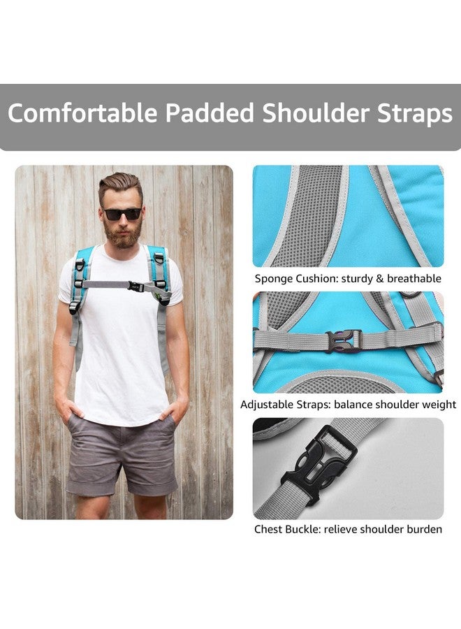 حقيبة ظهر لحمل الكلاب، حقيبة ظهر لحمل الحيوانات الأليفة للقطط الصغيرة والمتوسطة والجراء والكلاب، حقيبة حمل جسم الكلب، حقيبة سفر كبسولة الفضاء - أزرق - Image 4