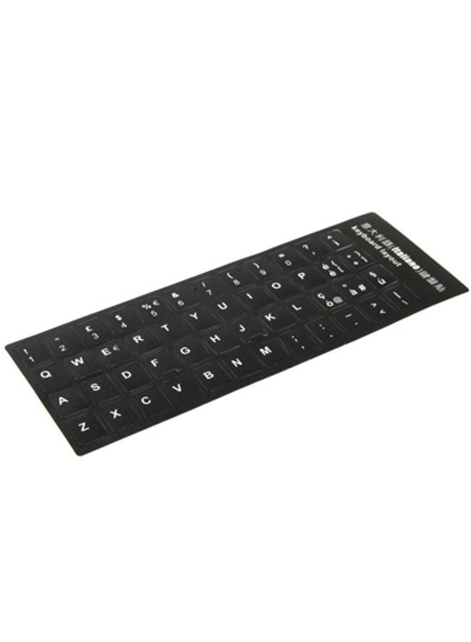 BURAQ Italian Learning Keyboard Layout Sticker for Laptop / Desktop Computer Keyboard - Image 3