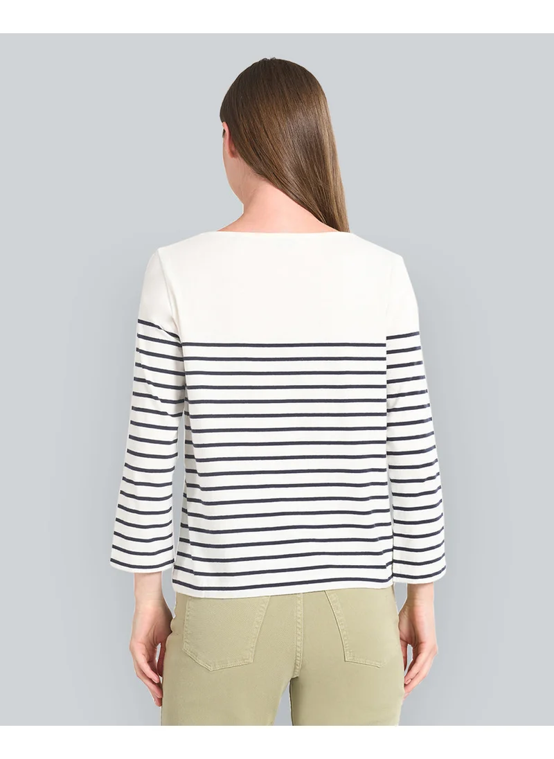 GANT Breton Striped Boat Neck T-Shirt