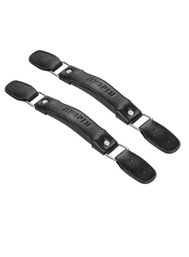 Mtsooning 2PCS Luggage Handle Replacement Parts,150mm Leather Suitcase Grip Pull Carry Strap Spare Fix Holders for Travel - Image 1