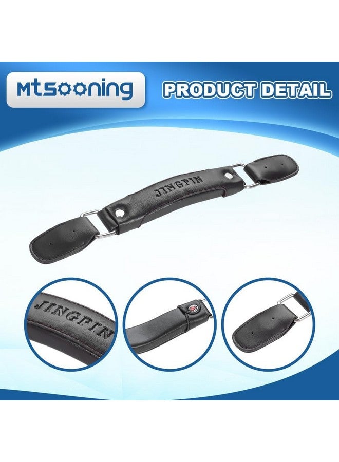 Mtsooning 2PCS Luggage Handle Replacement Parts,150mm Leather Suitcase Grip Pull Carry Strap Spare Fix Holders for Travel - Image 3