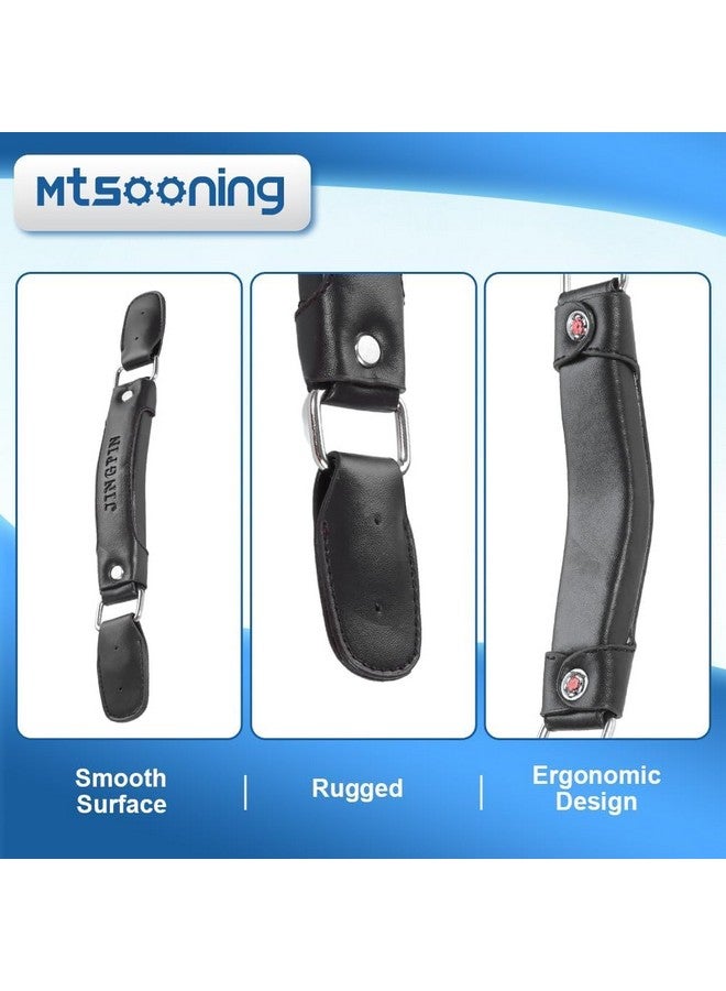 Mtsooning 2PCS Luggage Handle Replacement Parts,150mm Leather Suitcase Grip Pull Carry Strap Spare Fix Holders for Travel - Image 4