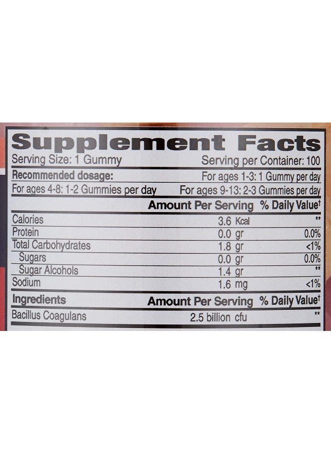 The Gummies Co - Probiotic Gummy (Kids) - 100 Gummies - Image 1