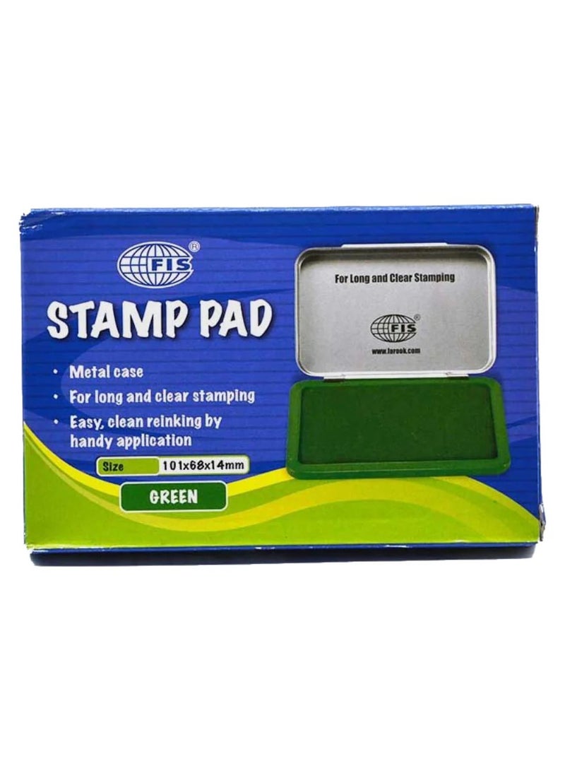 FIS Stamp Pad, 14 x 10 cm, Green