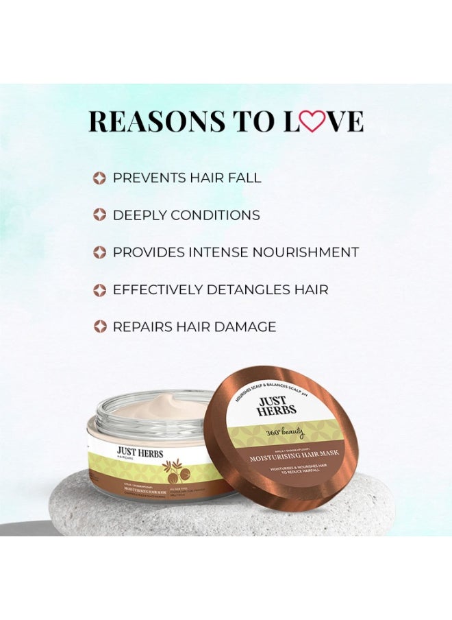 Just Herbs Ayurvedic Shirolepam Hair & Scalp Treatment Mask Cream For Hair Growth, Hairfall & Damaged Hair- Paraben & Silicon Free Hair Mask For Men & Women 200g  - Image 3