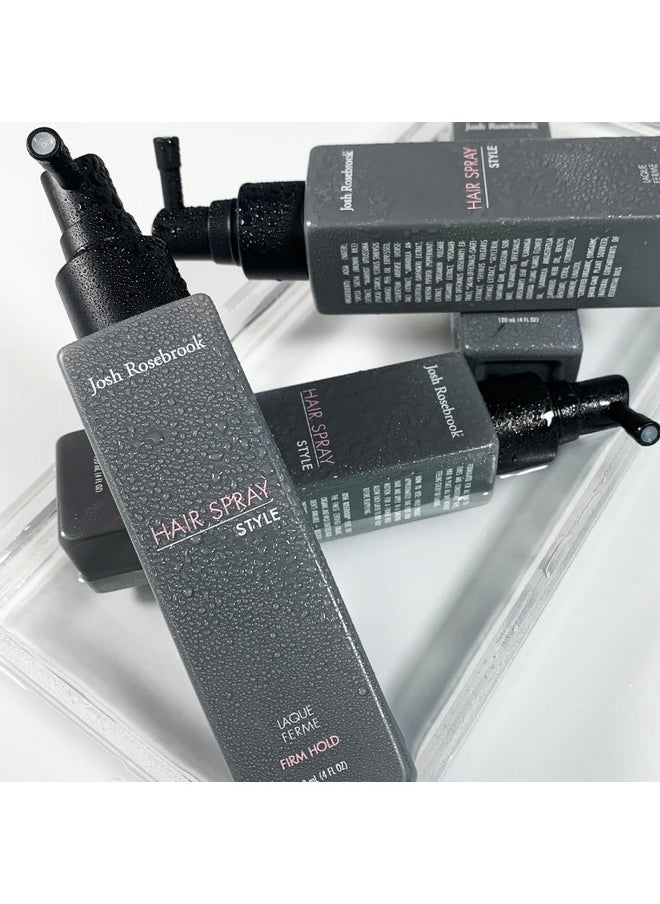 Josh Rosebrook Hair Spray Firm Hold Hair Spray To Control Any Hair Style While Encouraging Strong Hair Growth. 120Ml 4Oz  - Image 5
