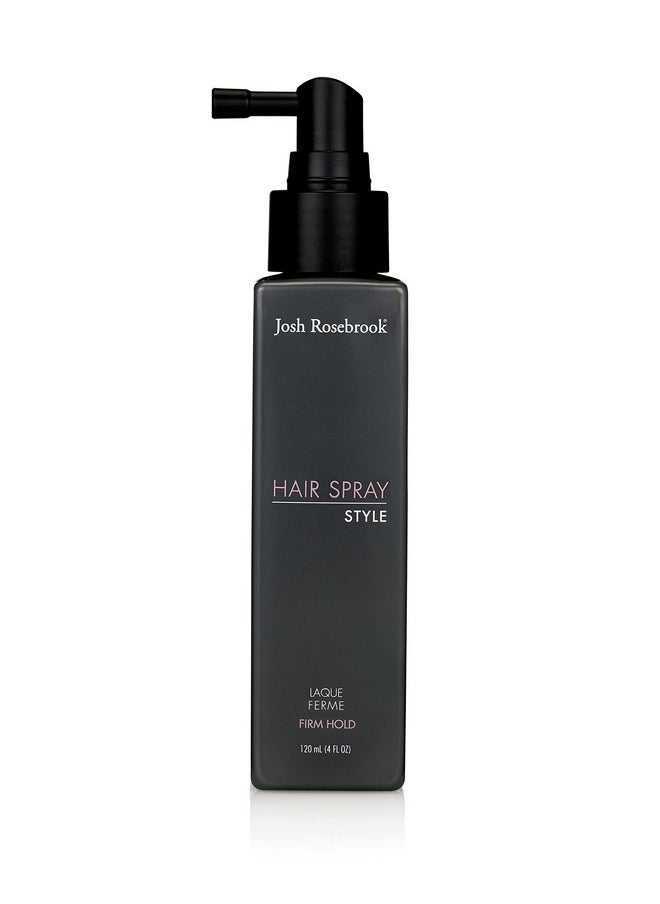 Josh Rosebrook Hair Spray Firm Hold Hair Spray To Control Any Hair Style While Encouraging Strong Hair Growth. 120Ml 4Oz  - Image 1