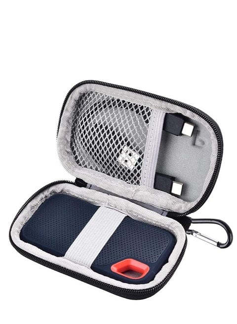 Carrying Case Storage Bag for  480GB 1TB 2TB 4TB Extreme Pro Portable SSD SDSSDE30 / SDSSDE81 Solid State Drive EVA Shockproof Water Repellent Protective Storage Travel Bag