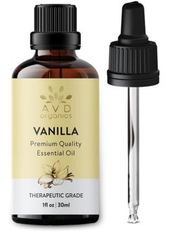 AVD Organics AVD ORGANICS Vanilla Essential Oil 30ml| Premium Quality Therapeutic Grade for Aromatherapy Diffuser Humidifier Relaxation Sleep Perfect Gifts | 1 fl. Oz  - Image 1