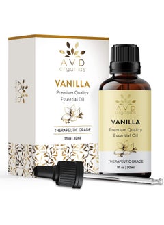 AVD Organics AVD ORGANICS Vanilla Essential Oil 30ml| Premium Quality Therapeutic Grade for Aromatherapy Diffuser Humidifier Relaxation Sleep Perfect Gifts | 1 fl. Oz  - Image 2