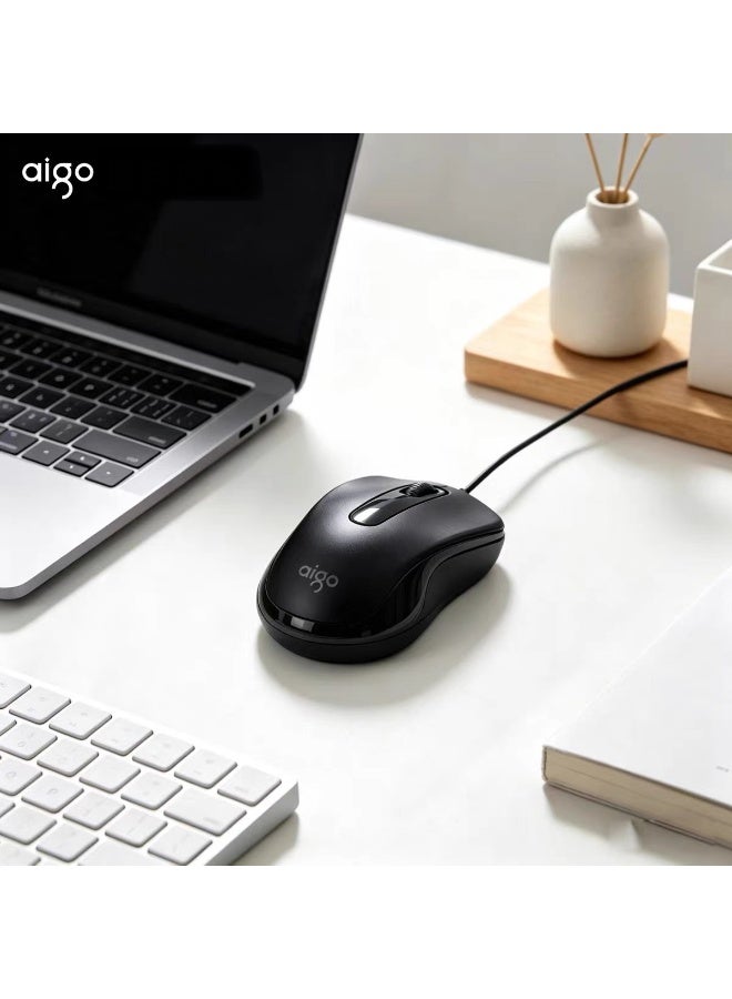 آيجو aigo Q822 ماوس إيرغونومية سلكية ، 1200DPI تحديد موقع دقيق ، هادئ ومريح ، عالمي لمكتب الأعمال والاستخدام المنزلي - Image 2