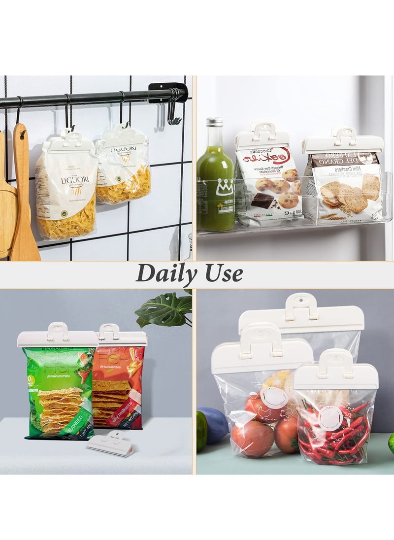 SYOSI - Food Bag Clips, 3 PCS Bag Clips for Food Storage (3 Sizes), Reusable Food Storage Clips Sealing Clips for Sealing Food, Snacks, Coffee, Chip Bag Clips Packet Clips for Kitchen, Home, Office - Image 1