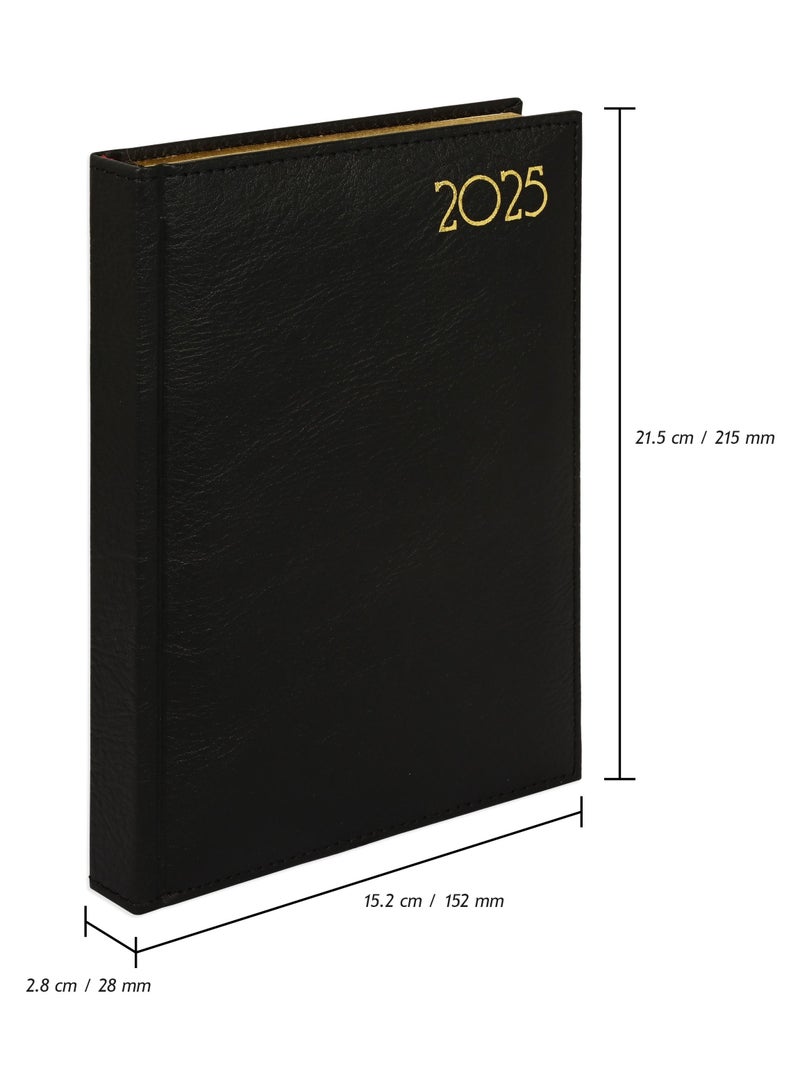 FIS Golden A5 Diary 2025 (English) Black - FSDI26EG25BK - Image 5