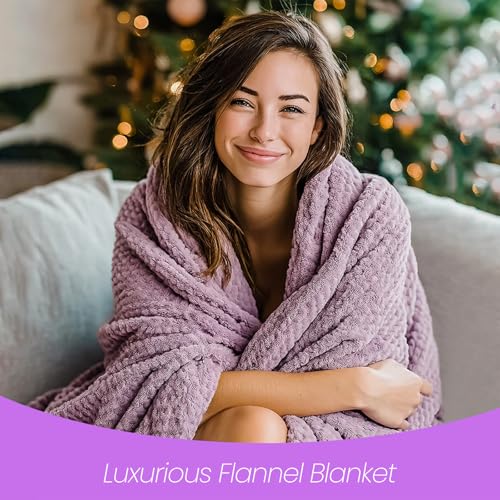 ANLEMIN Birthday Gifts for Women Care Package, Get Well Soon Gifts for Mom, Her, Girlfriend, Bestie, Sister, Wife - White Elephant, Christmas, Self Care Gift Basket with Luxurious Flannel Blanket - Image 2