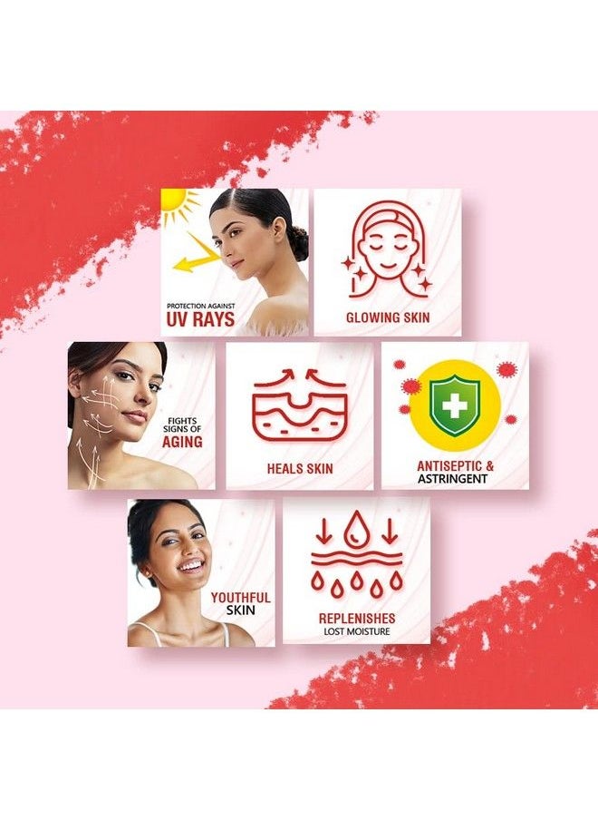 Sunny Moisturizing Lotion Enriched With Rose & Aloevera Extracts ; Imparts Youthful Complexion Tones Skin; Absorbs Excess Oil From Skin ; For Oily Skin 100Ml (Pack Of 2)  - Image 5