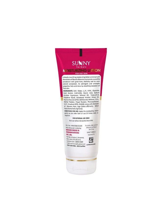 Sunny Moisturizing Lotion Enriched With Rose & Aloevera Extracts ; Imparts Youthful Complexion Tones Skin; Absorbs Excess Oil From Skin ; For Oily Skin 100Ml (Pack Of 2)  - Image 4
