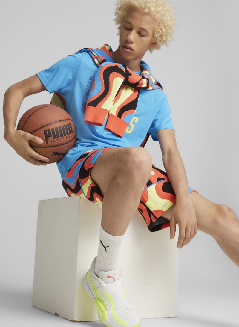 بوما شورت كرة سلة للرجال Lava - Image 5