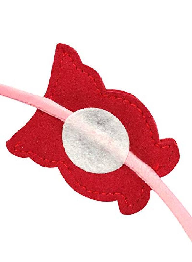 Bowbear Girls Womens Crystal Party Headband Red Owl - Image 4