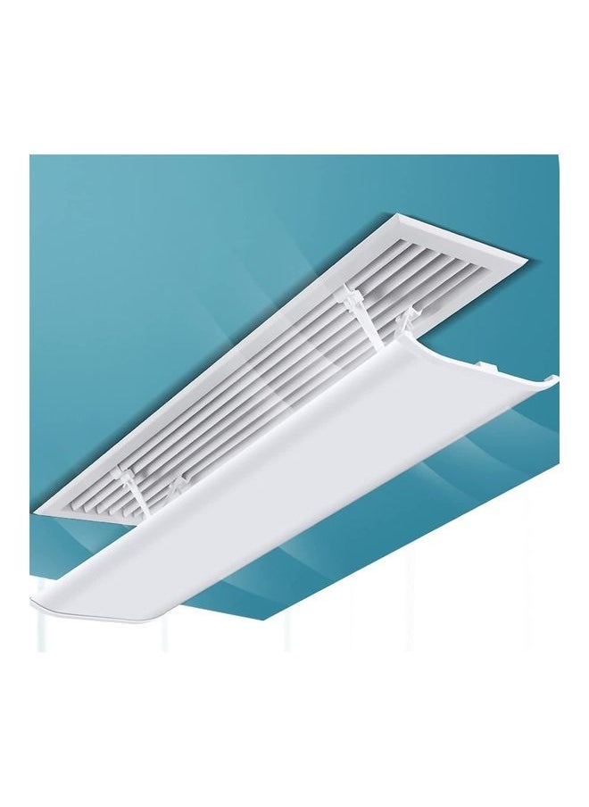 Loquat - Adjustable Air Conditioner Deflector T112 White - Image 1