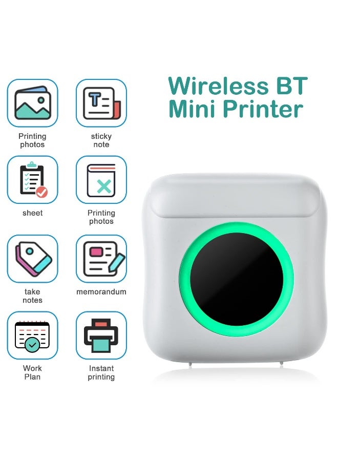 Wireless Mini Pocket Printer Bluetooth Thermal Printer for iPhone and Android Portable Inkless Label Maker for Photos and Notes - Image 3