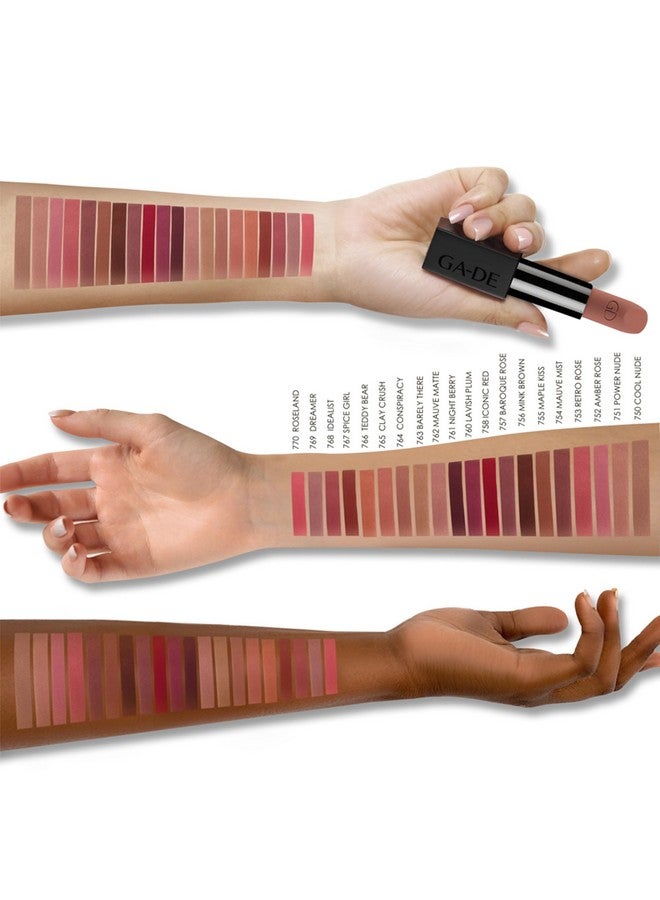 GA-DE Lipsticks 758 Iconic Red (Matte) - Image 3