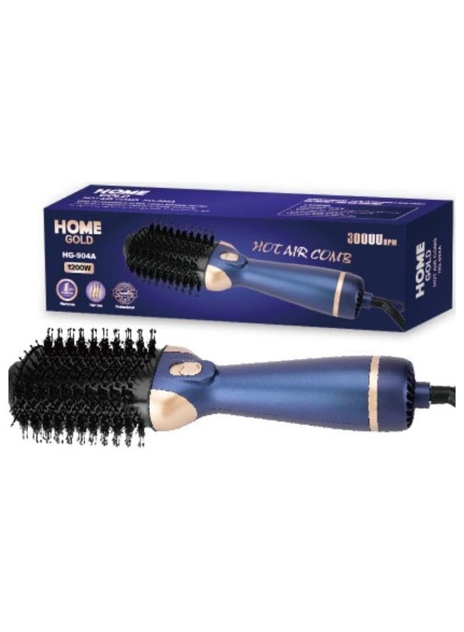 Home Gold S 1200W Hair Dryer Brush Blue