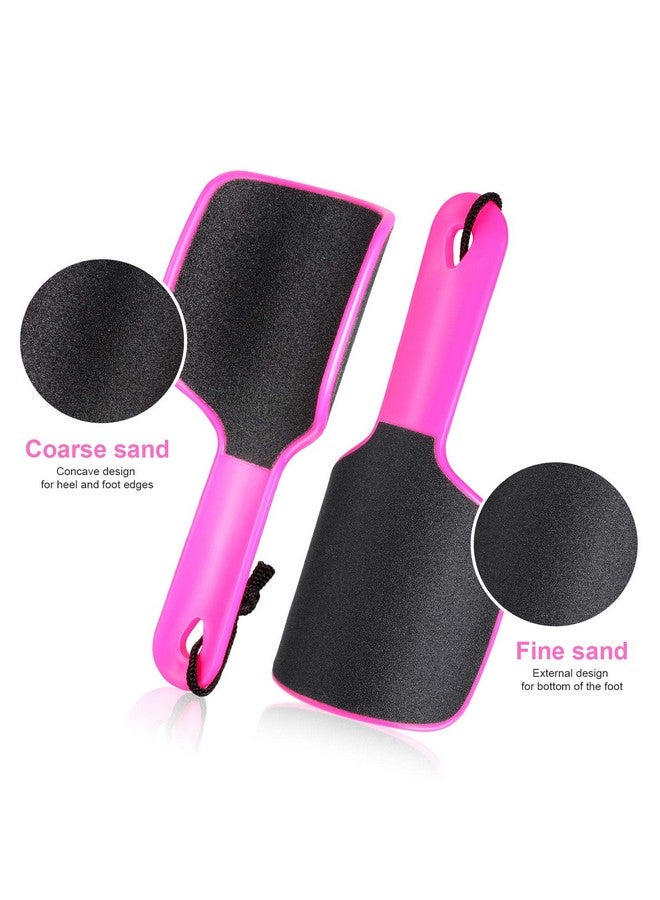 Mudder 4 Pieces U Shaped Curved Foot File Foot Callus Remover Double Sided Colossal Foot Rasp Callus Remover For Grit Exfoliates Removes Dead Skin 4 Colors - Image 3