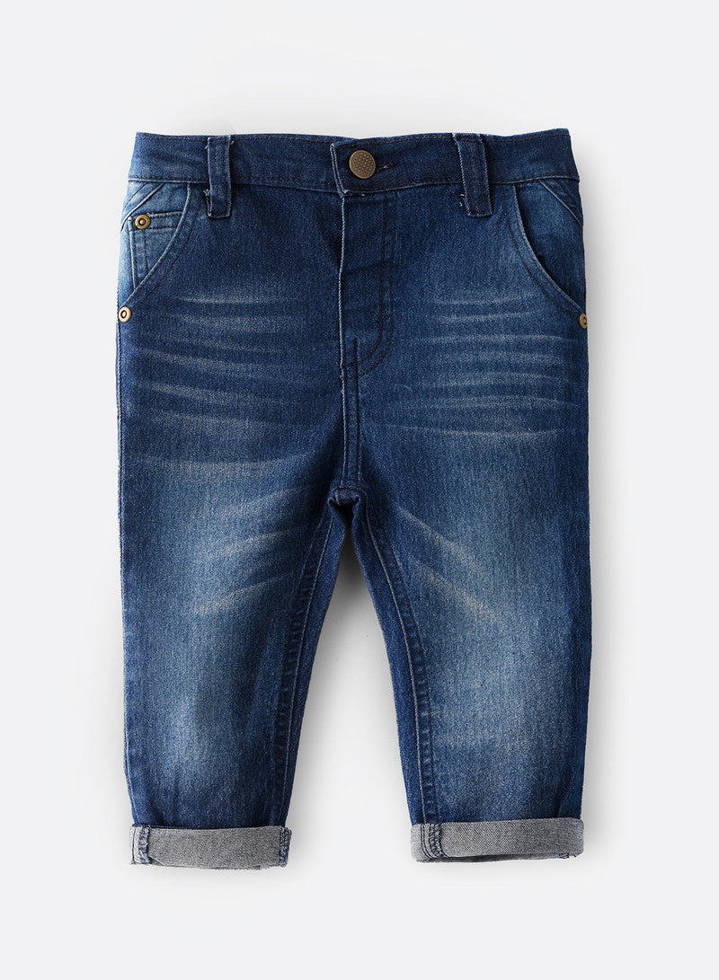 JAM Woven Denim Bottom Pant - Image 1
