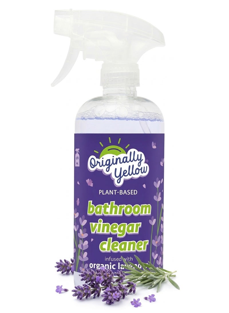 Originally Yellow Plant Based Bathroom Vinegar Cleaner Infused with Organic Lavender 470 ML - Image 4