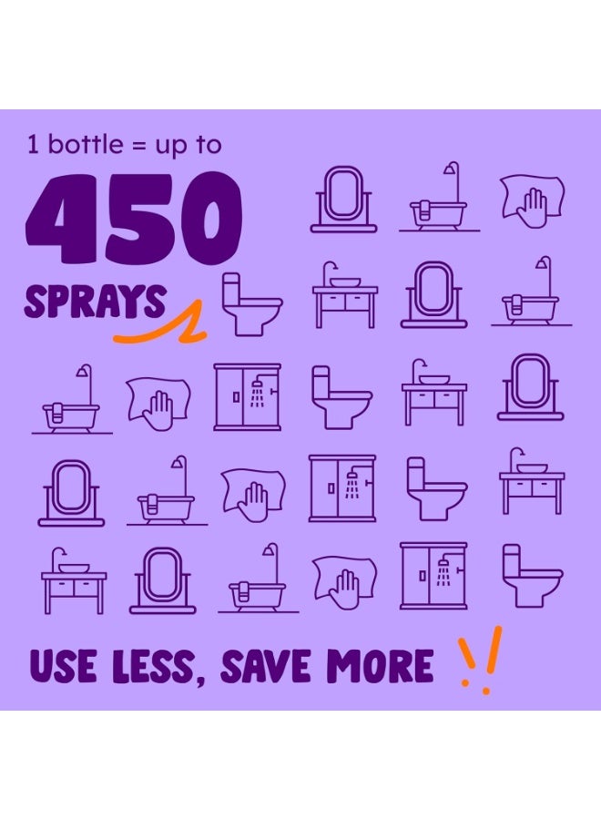 Originally Yellow Plant Based Bathroom Vinegar Cleaner Infused with Organic Lavender 470 ML - Image 5