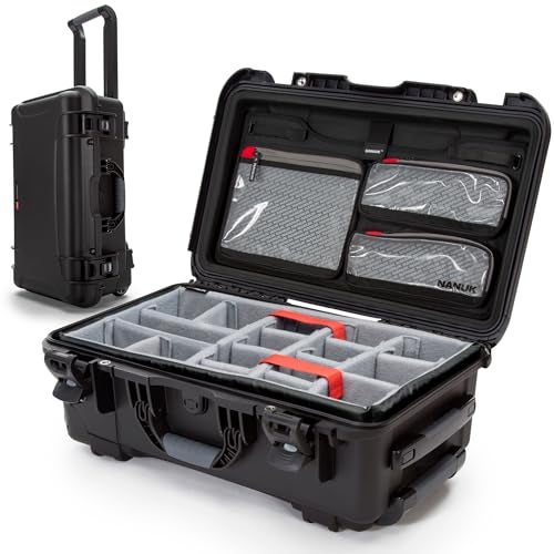 Nanuk 935 Pro Photo Kit – Waterproof Travel Camera Hard Case with Padded Dividers and Wheels, 22” x 14” x 9” - Dustproof and Impact Resistant, Airline Carry-On Approved – Black - Image 1