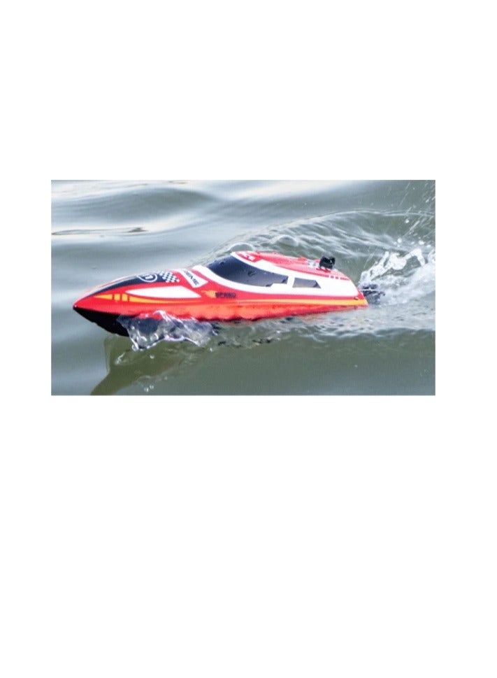 2.4GHz Wireless Remote Racing Boat with Remote Control (Red) - Image 1