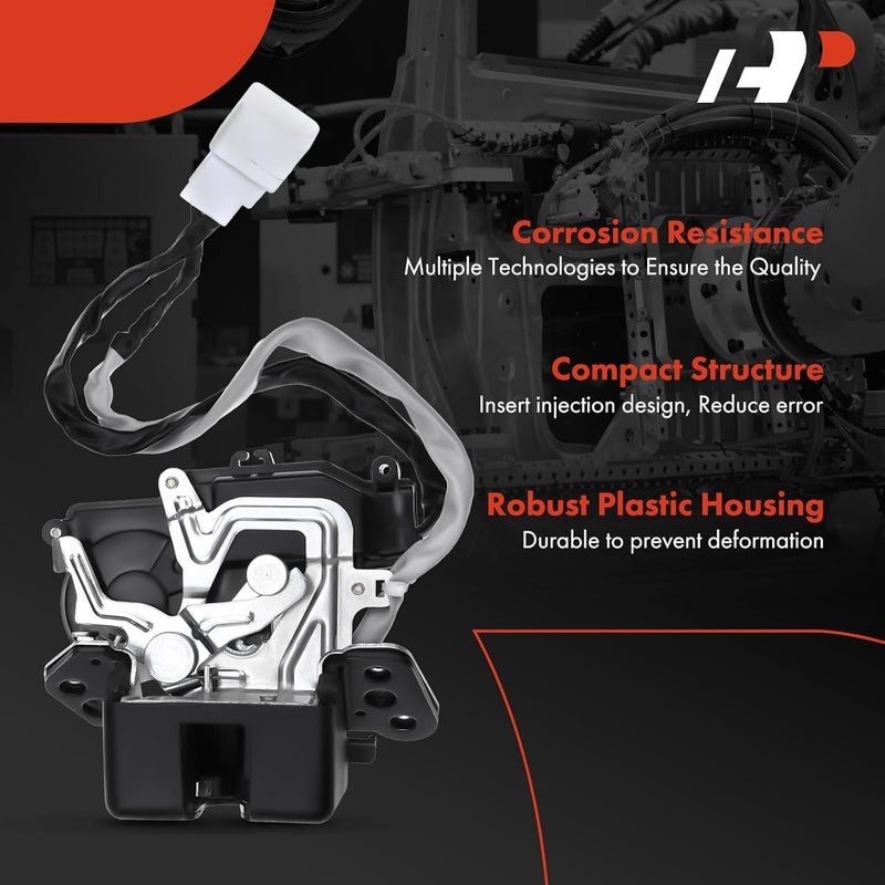 A-Premium Rear Trunk Latch Tailgate Door Lock Actuator for Toyota Sienna 2004-2010 - Image 3