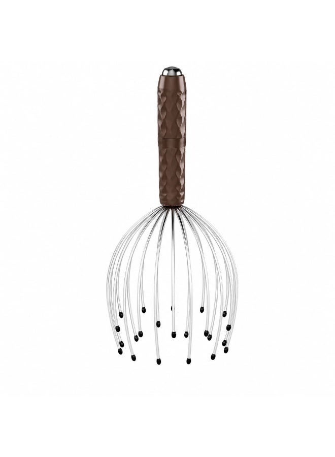 BOLREUS 16-Claw Head Massager with 360° Dual Ball Tips – Handheld Scalp Massager, Portable Octopus Design, Deep Relaxation & Stress Relief Tool for Home, Office & Travel - Image 5