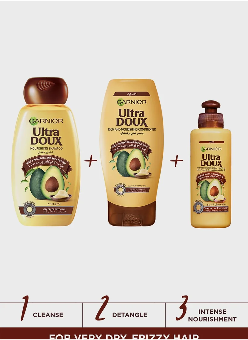 Garnier Ultra Doux Avocado & Shea Butter Shampoo 400ml