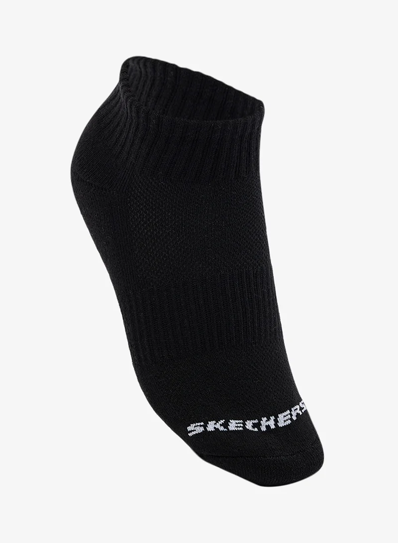 SKECHERS 3 Pack Half Terry Quarter Crew Socks