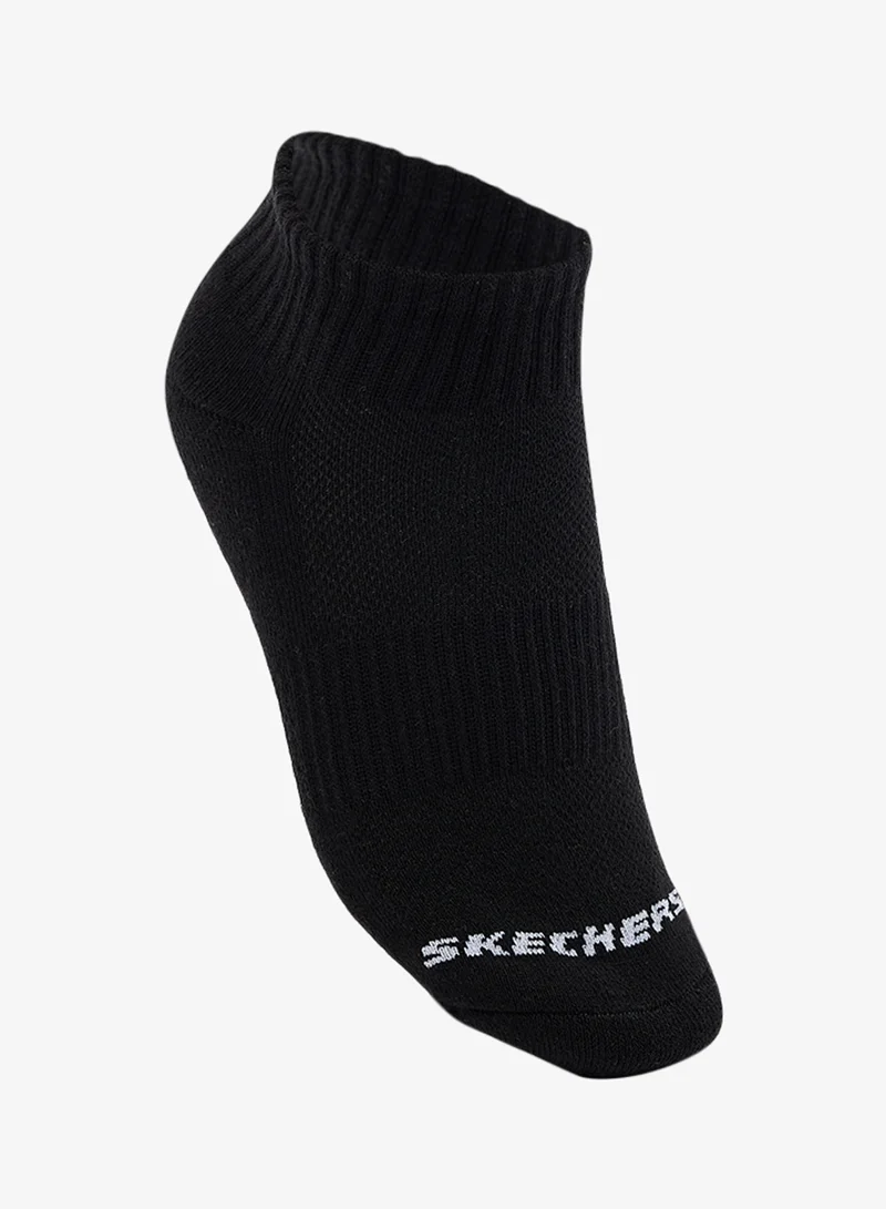 SKECHERS 3 Pack Half Terry Quarter Crew Socks