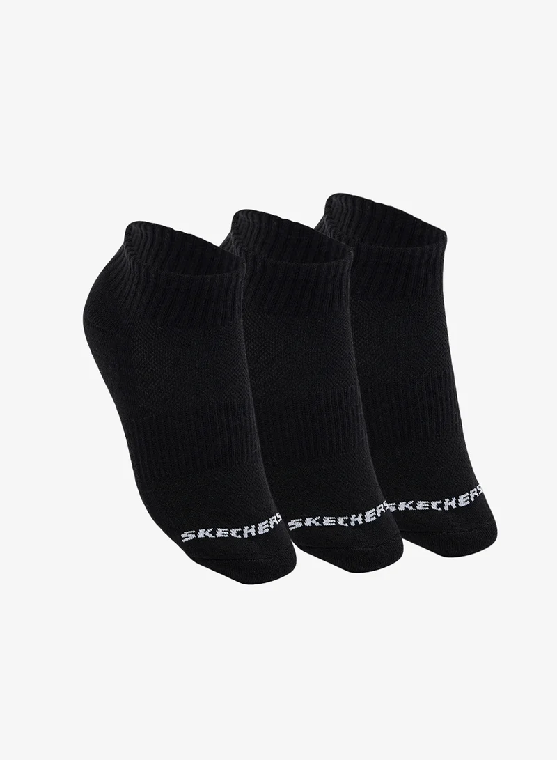3 Pack Half Terry Quarter Crew Socks