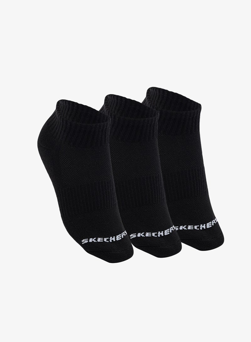 SKECHERS 3 Pack Half Terry Quarter Crew Socks - Image 1