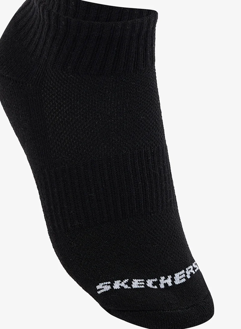 SKECHERS 3 Pack Half Terry Quarter Crew Socks