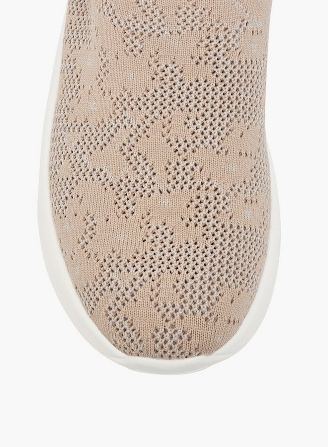 Le Confort Women's Textured FlyknSlip-On Shoes  - Image 4