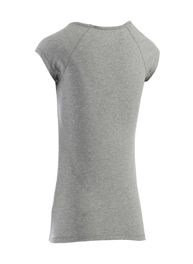 DECATHLON 500 Women's Slim-Fit Pilates & Gentle Gym T-Shirt - Image 1